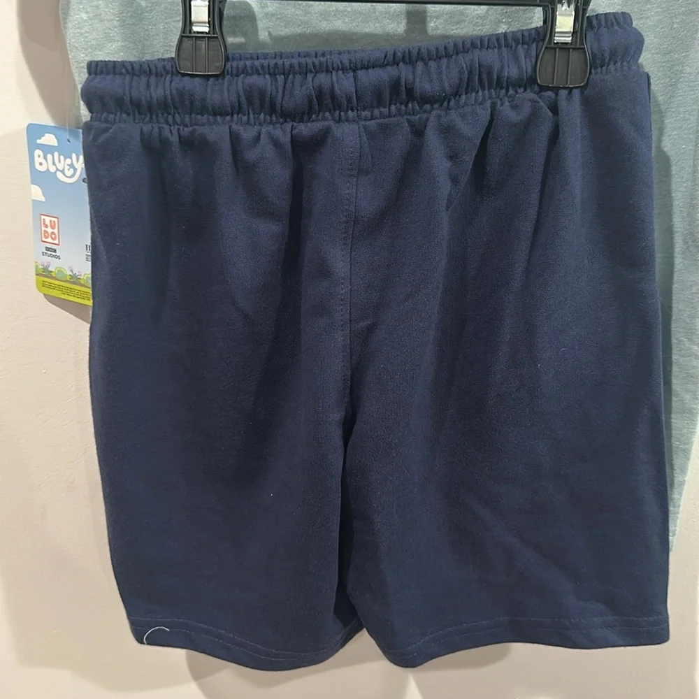 Bluey Boys' Short Sleeve Graphic Tee and Shorts Set, 2-Piece, Size 7